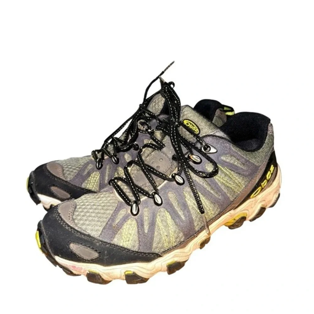 Oboz Sawtooth Hiking Shoes Womens 8.5 Pre-Owned Low Trail Sneakers Gray EG21501